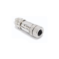 Connecteur femelle M12, 8 pol., codage A IP67, 2A, blindé